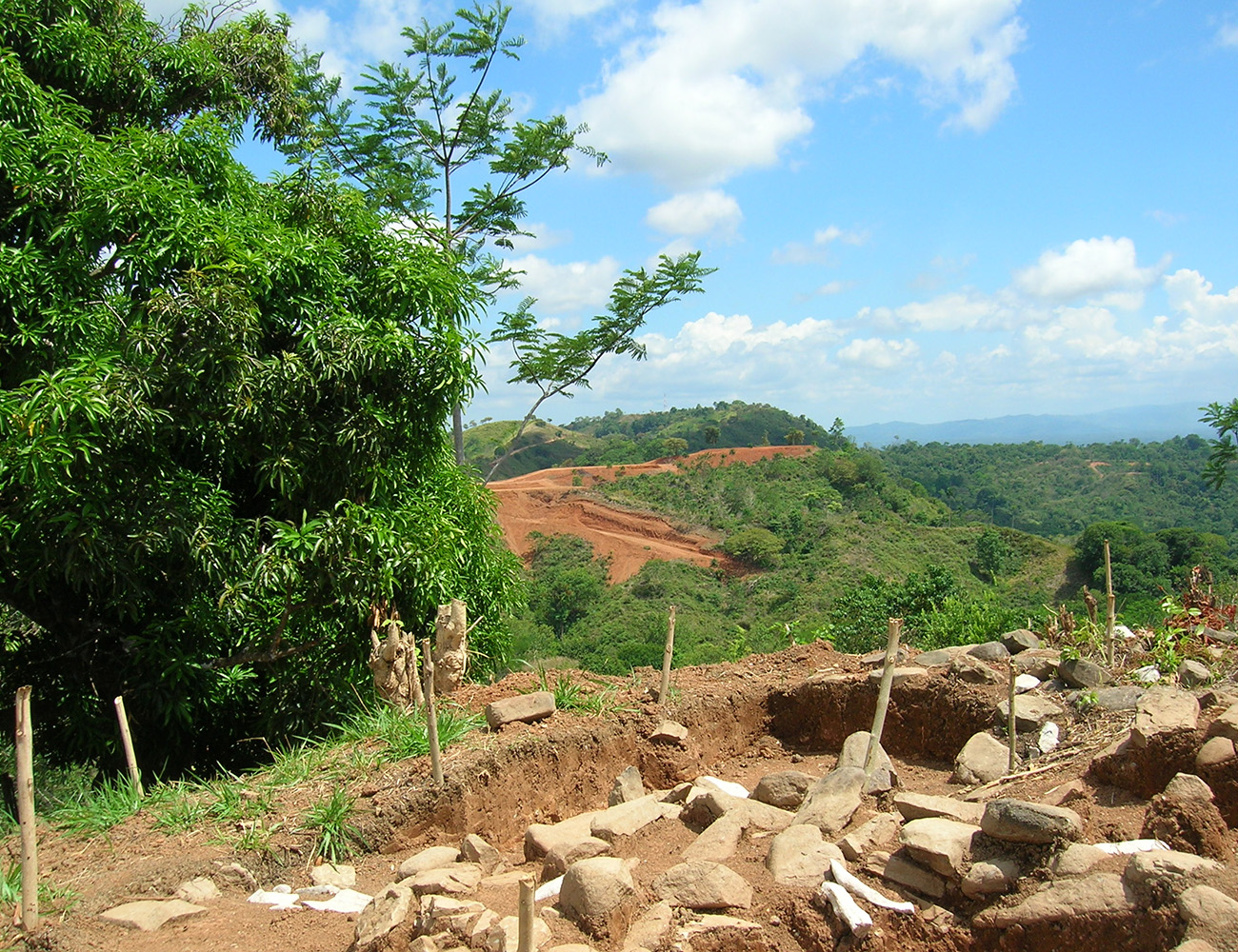 Sitio arqueológico "Las Esferas", Cantón de Osa, 2005