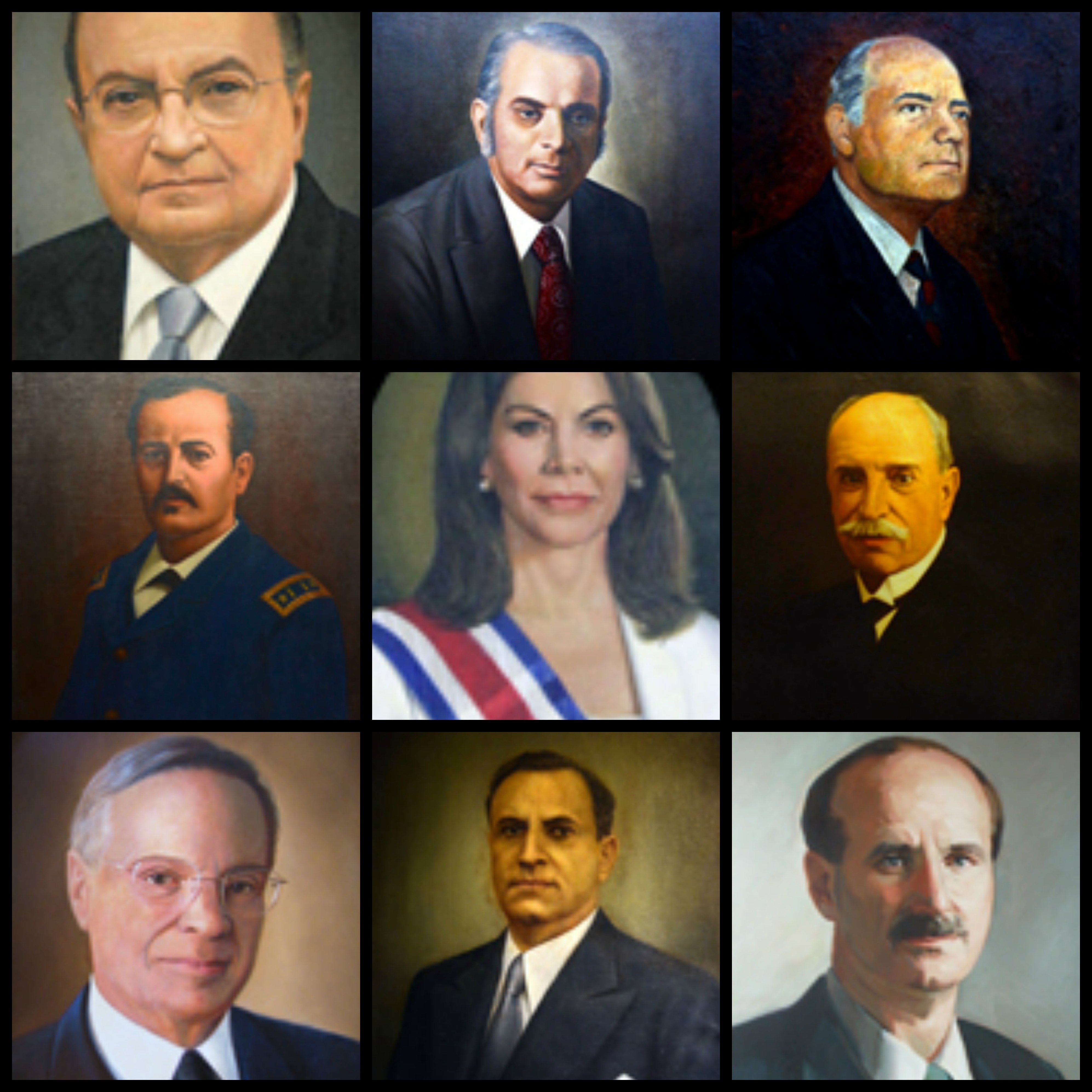 Mosaico Expresidentes