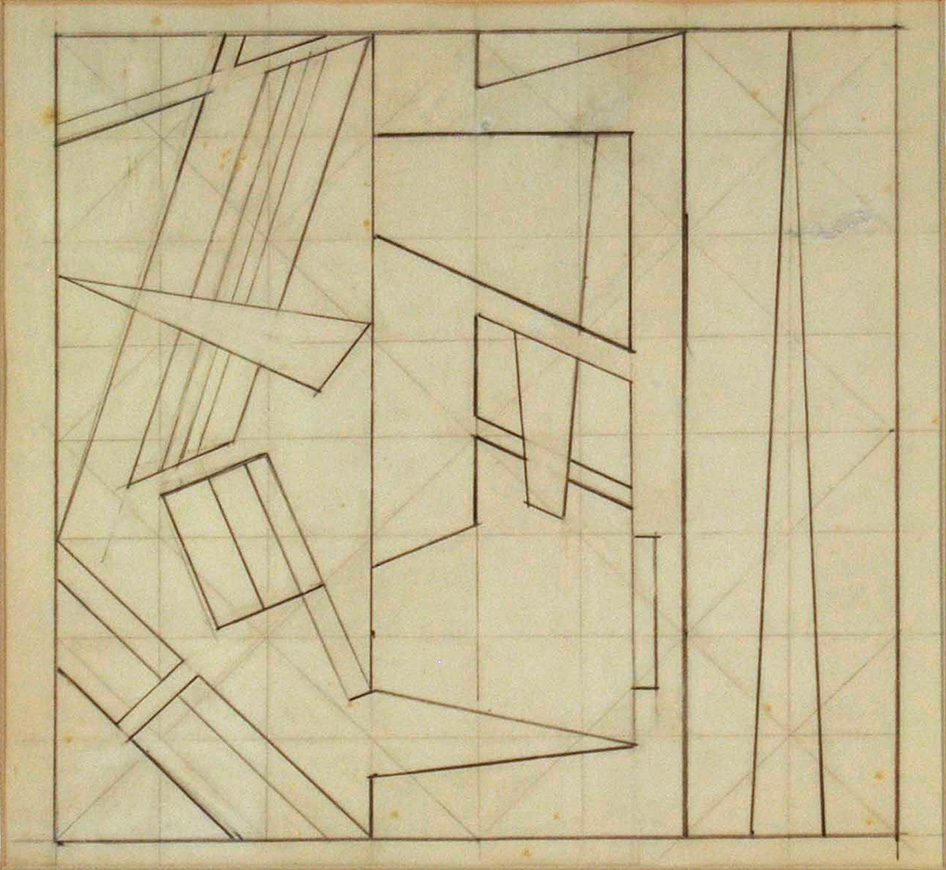 Abstracción geométrica San José no. 1 boceto