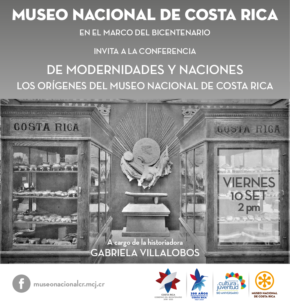 Conferencia Orígenes del Museo Nacional de Costa Rica