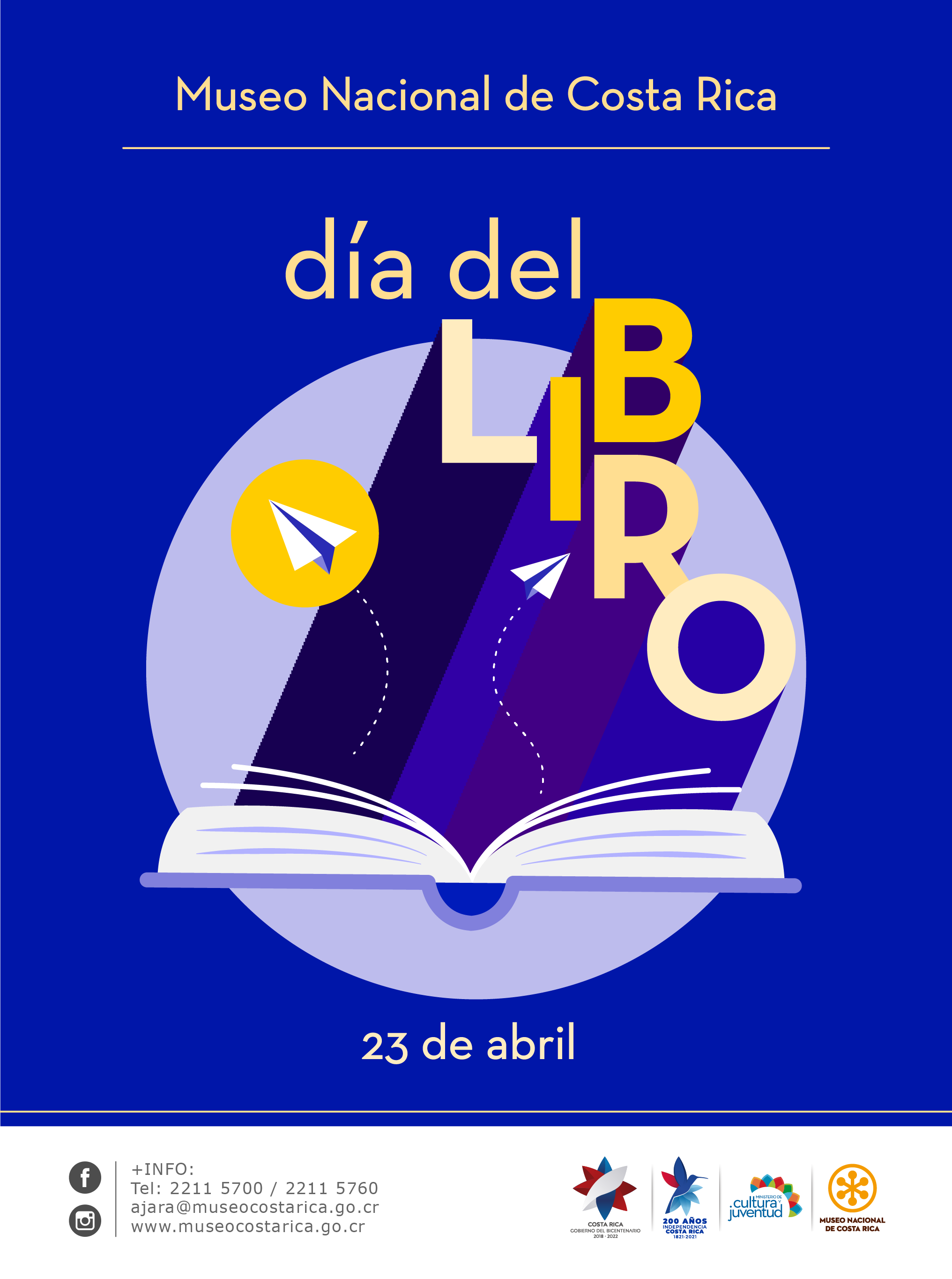 Día de Libro 2021 Museo Nacional de Costa Rica