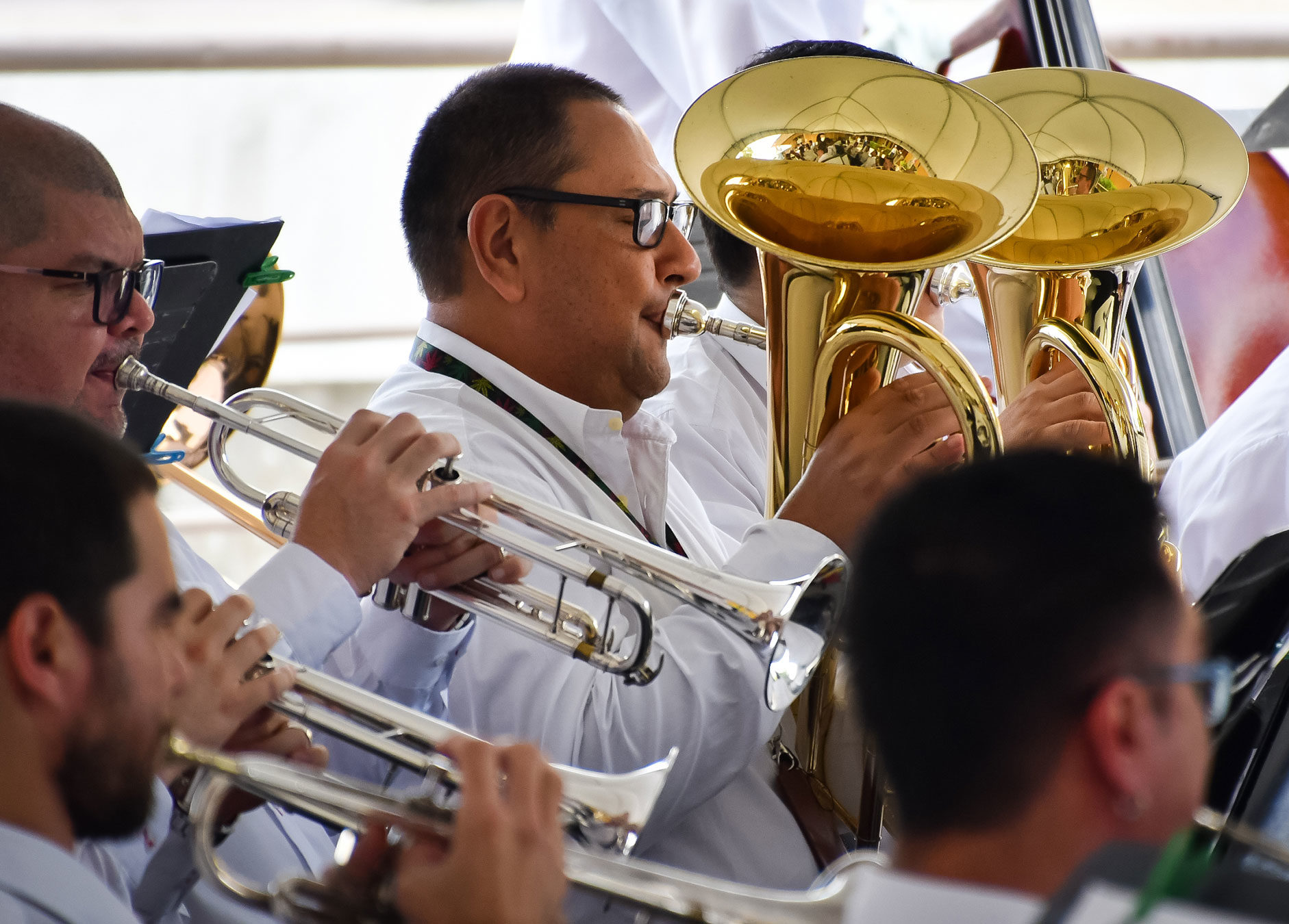 Banda de Conciertos de San José en el Museo Nacional de Costa Rica