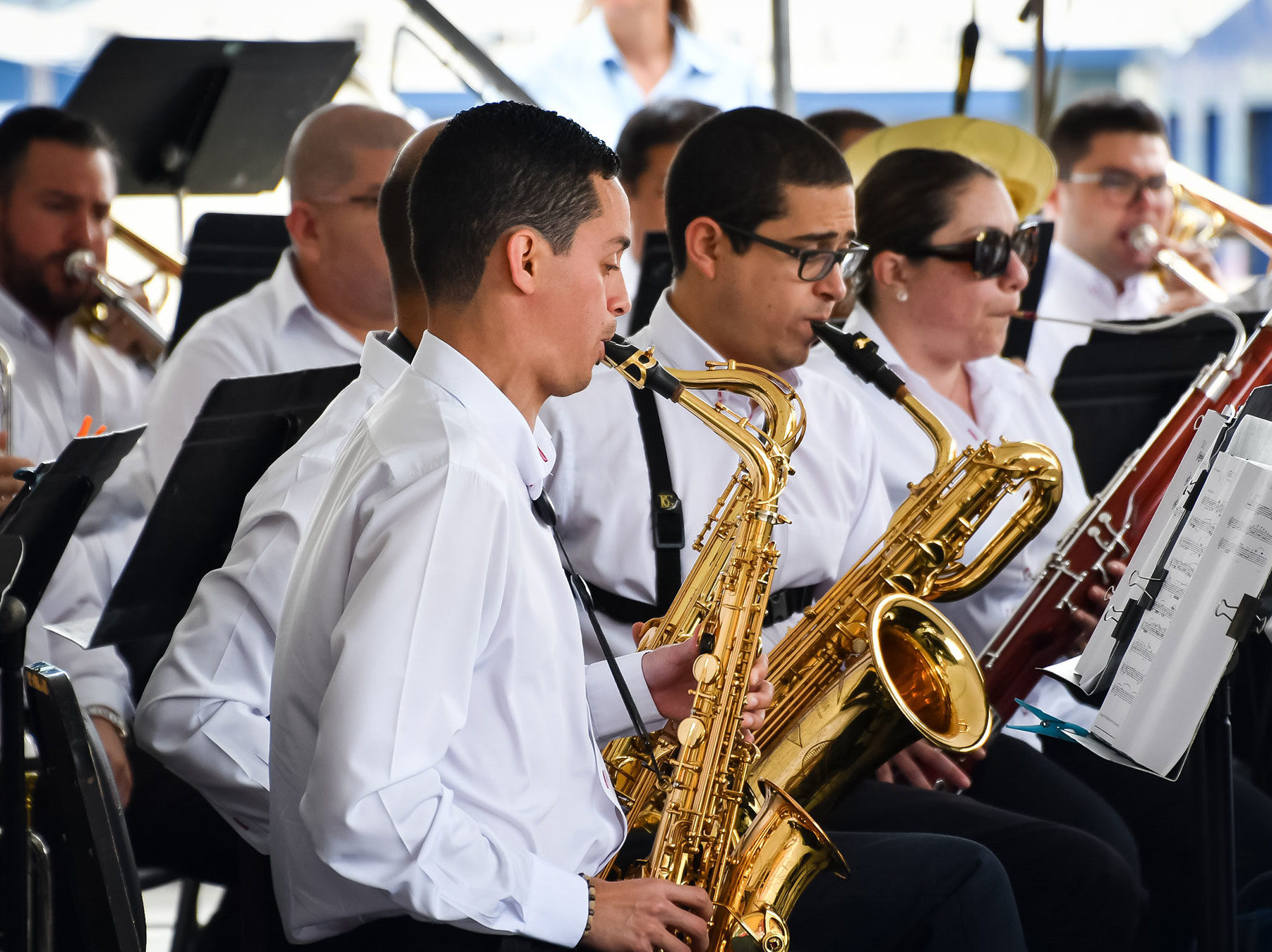 Banda de Conciertos de San José en el Museo Nacional de Costa Rica