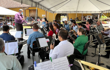 Banda de Conciertos de San José en el Museo Nacional de Costa Rica