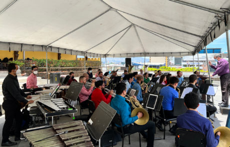 Banda de Conciertos de San José en el Museo Nacional de Costa Rica