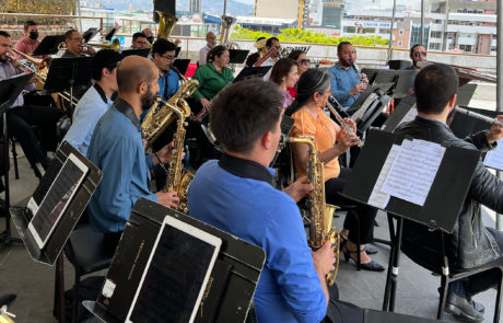 Banda de Conciertos de San José en el Museo Nacional de Costa Rica