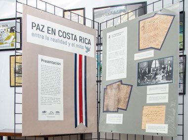 Exposición documental La paz en Costa Rica