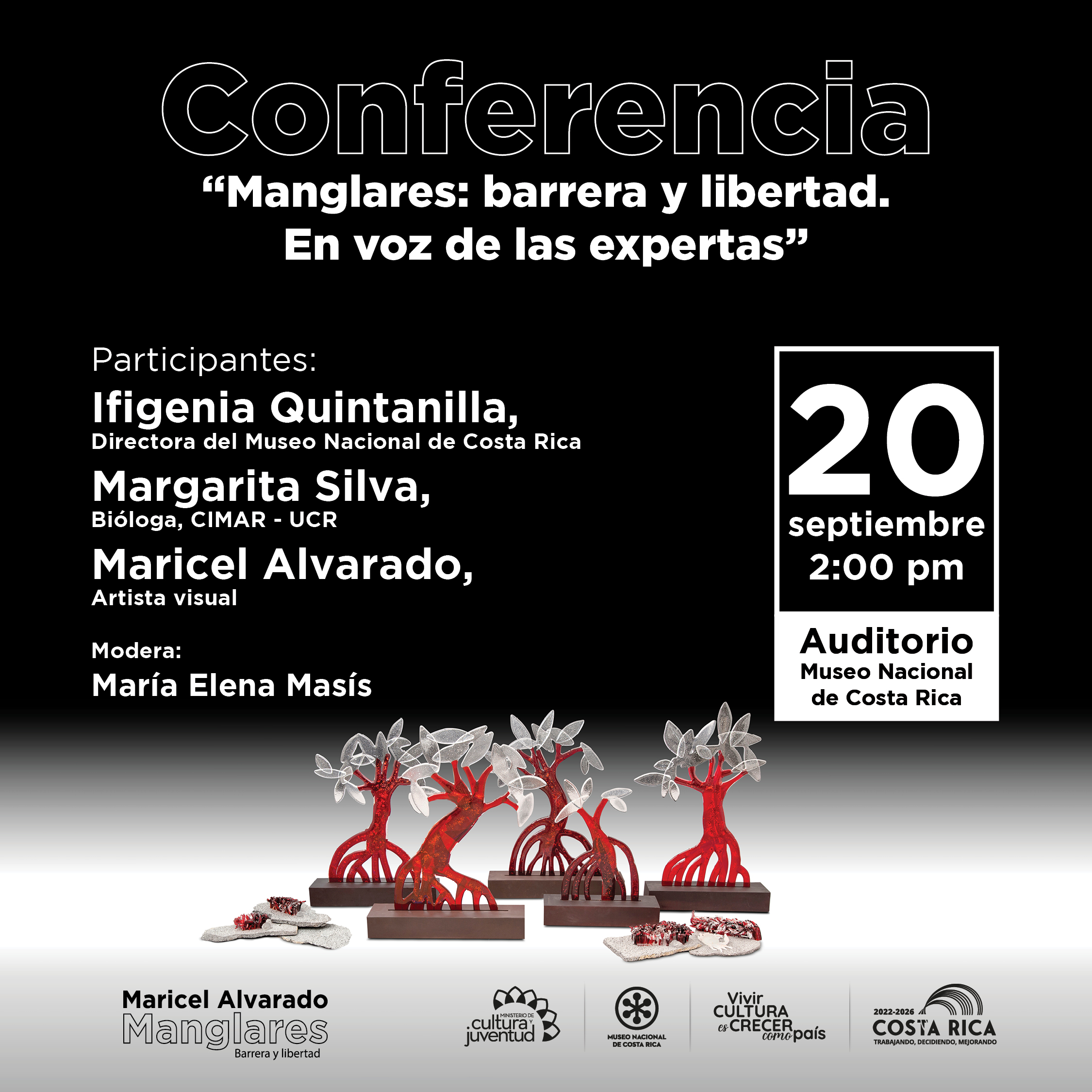 Conferencia Manglares: barrera y libertad, en voz de las expertas