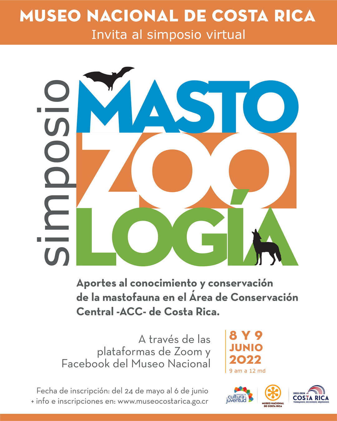 Invitación al Simposio de Mastozoología - Museo Nacional de Costa Rica