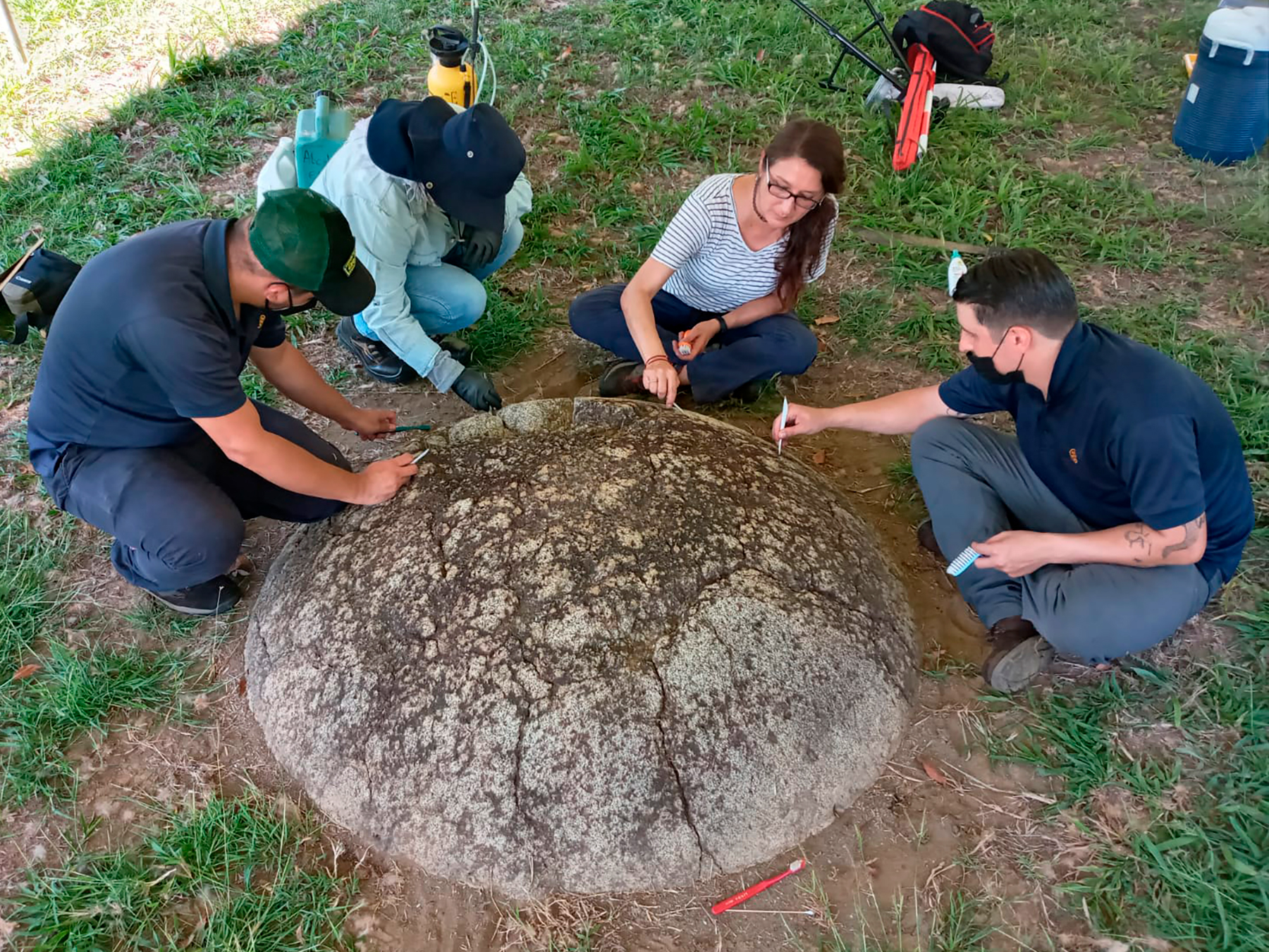 Taller Conservemos nuestras esferas precolombinas