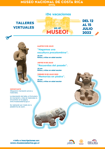 Agenda de talleres virtuales julio 2022 