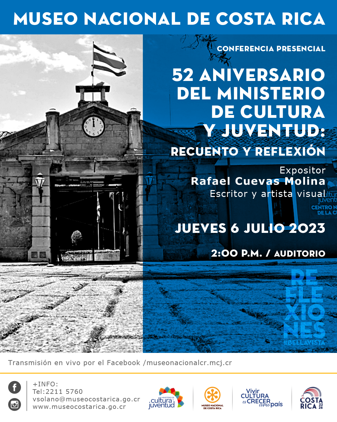 52 Aniversario del Ministerio de Cultura y Juventud