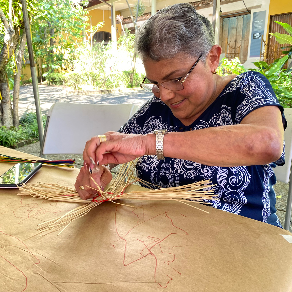 Taller Artesanías con fibras vegetales