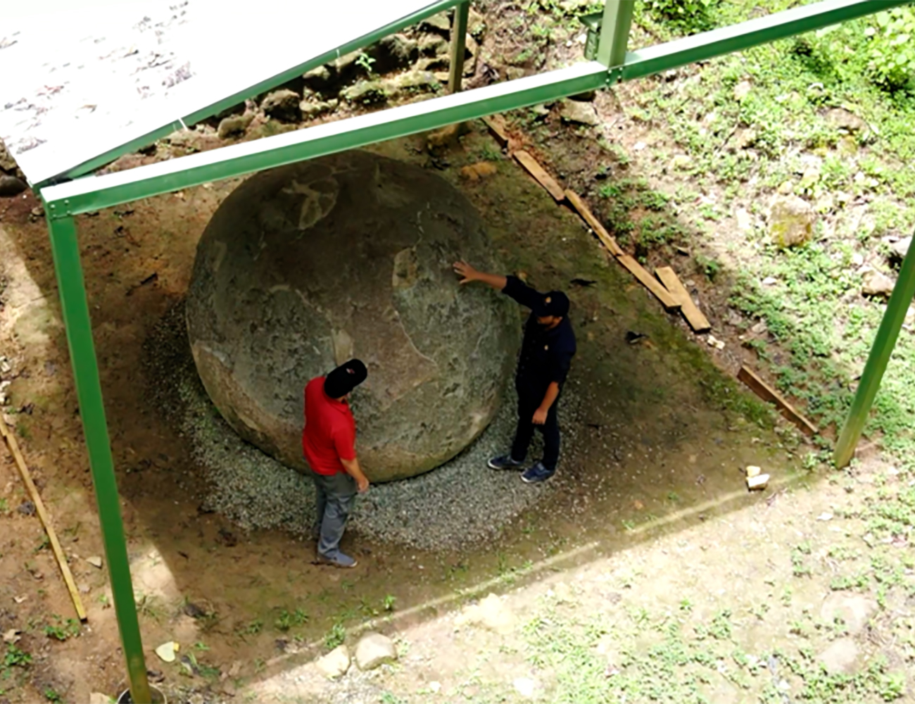 Esfera en el sitio El Silencio