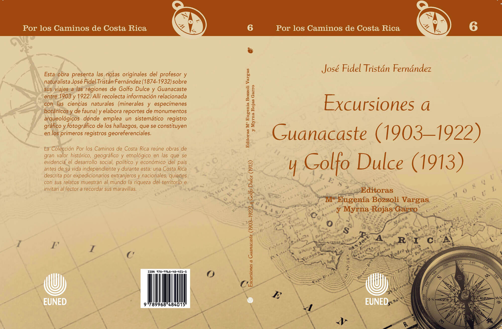 Libro excursiones Guanacaste Fidel Tristán