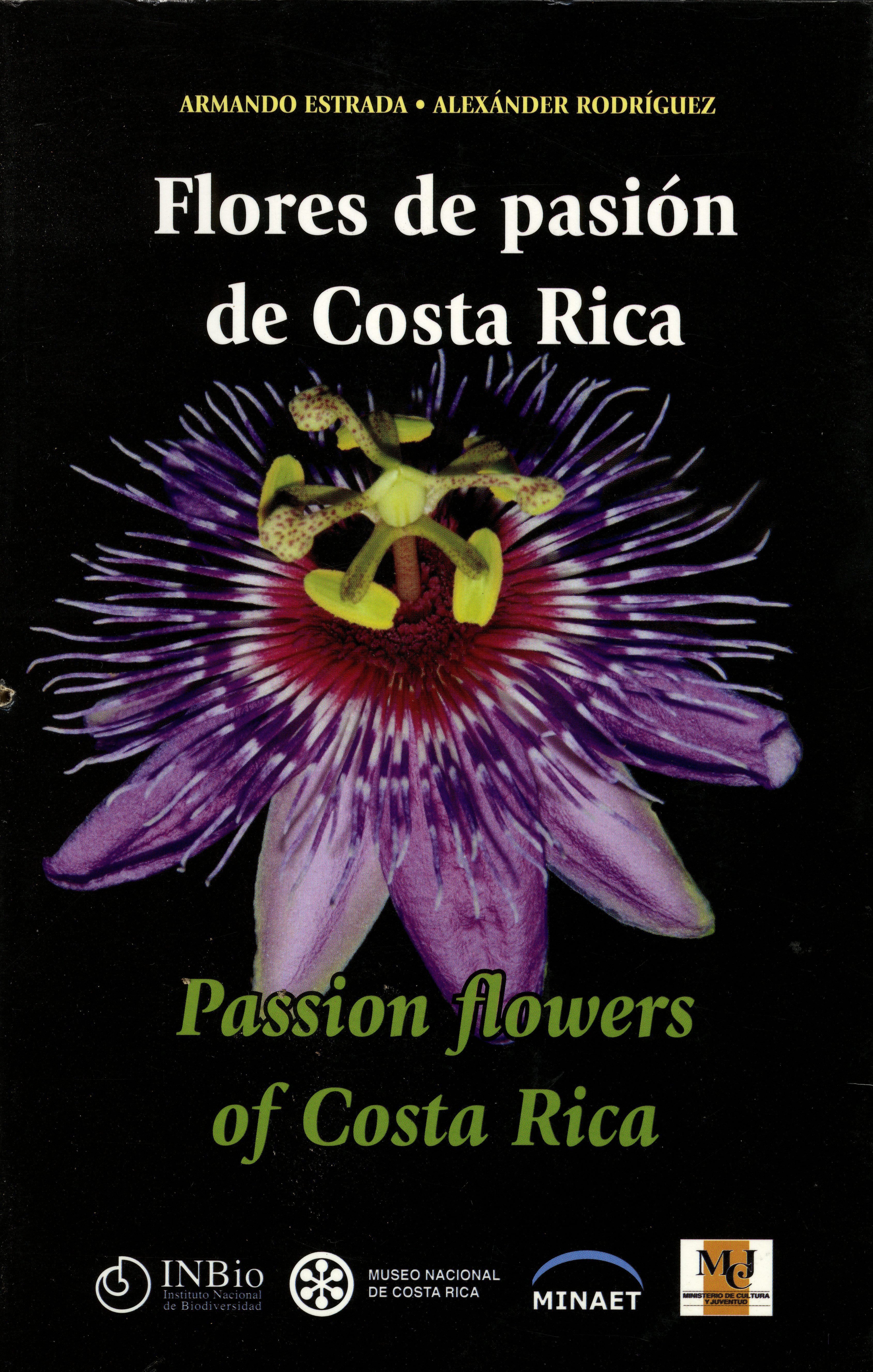 Flores de pasión de Costa Rica