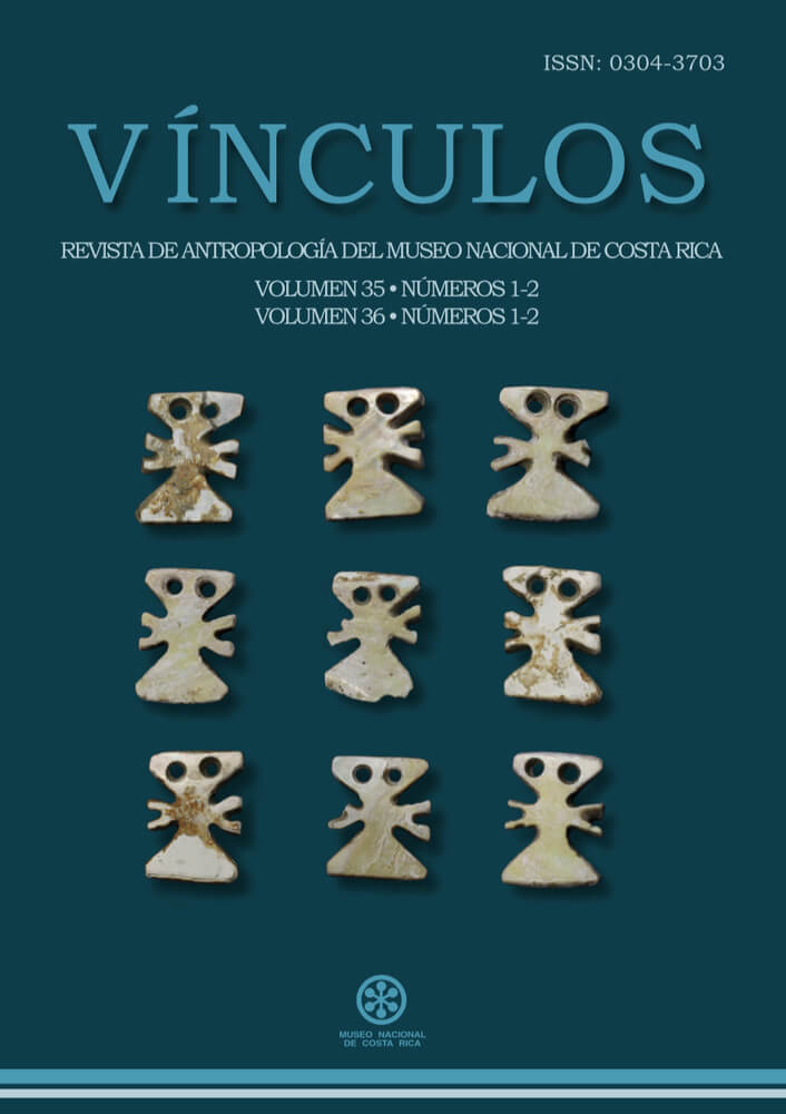 Revista Vínculos vol 35 y 36. Museo Nacional de Costa Rica.