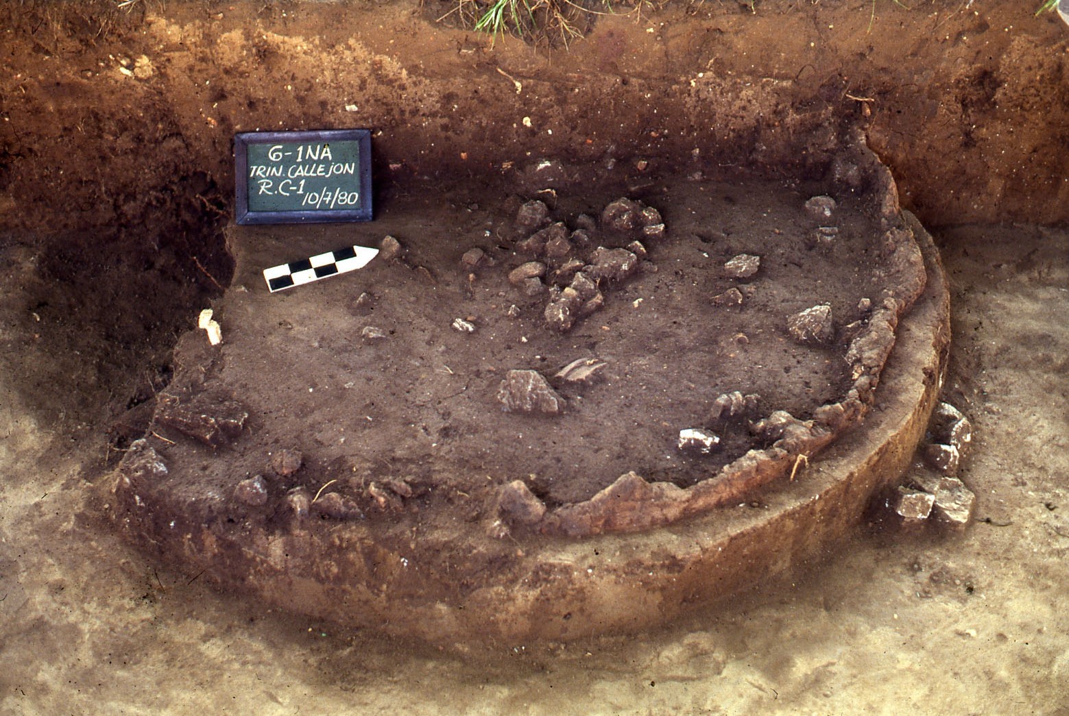 Horno registrado en Nacascolo, Bahía Culebra, Guanacaste