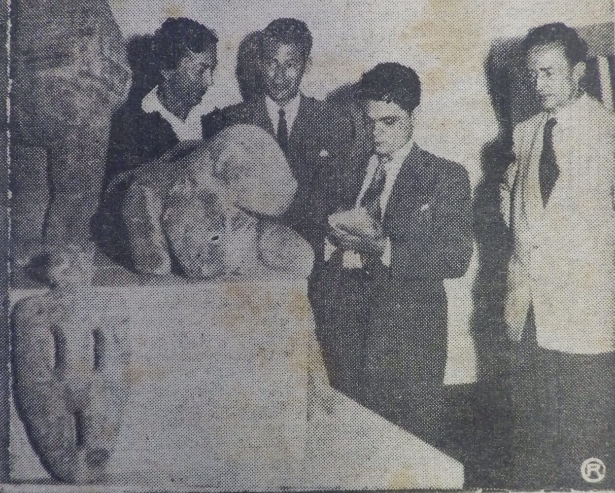Amiguetti sala precolombina Museo Nacional 1956