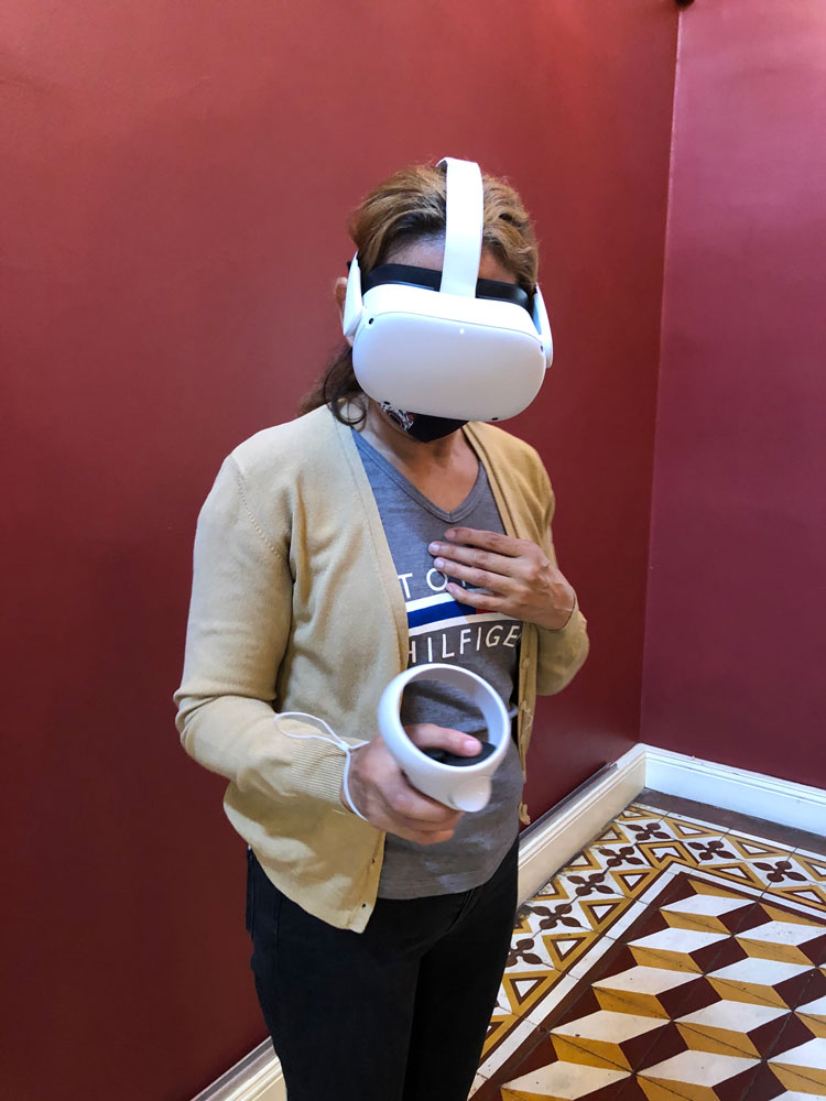 Experiencia de realidad virtual El 48