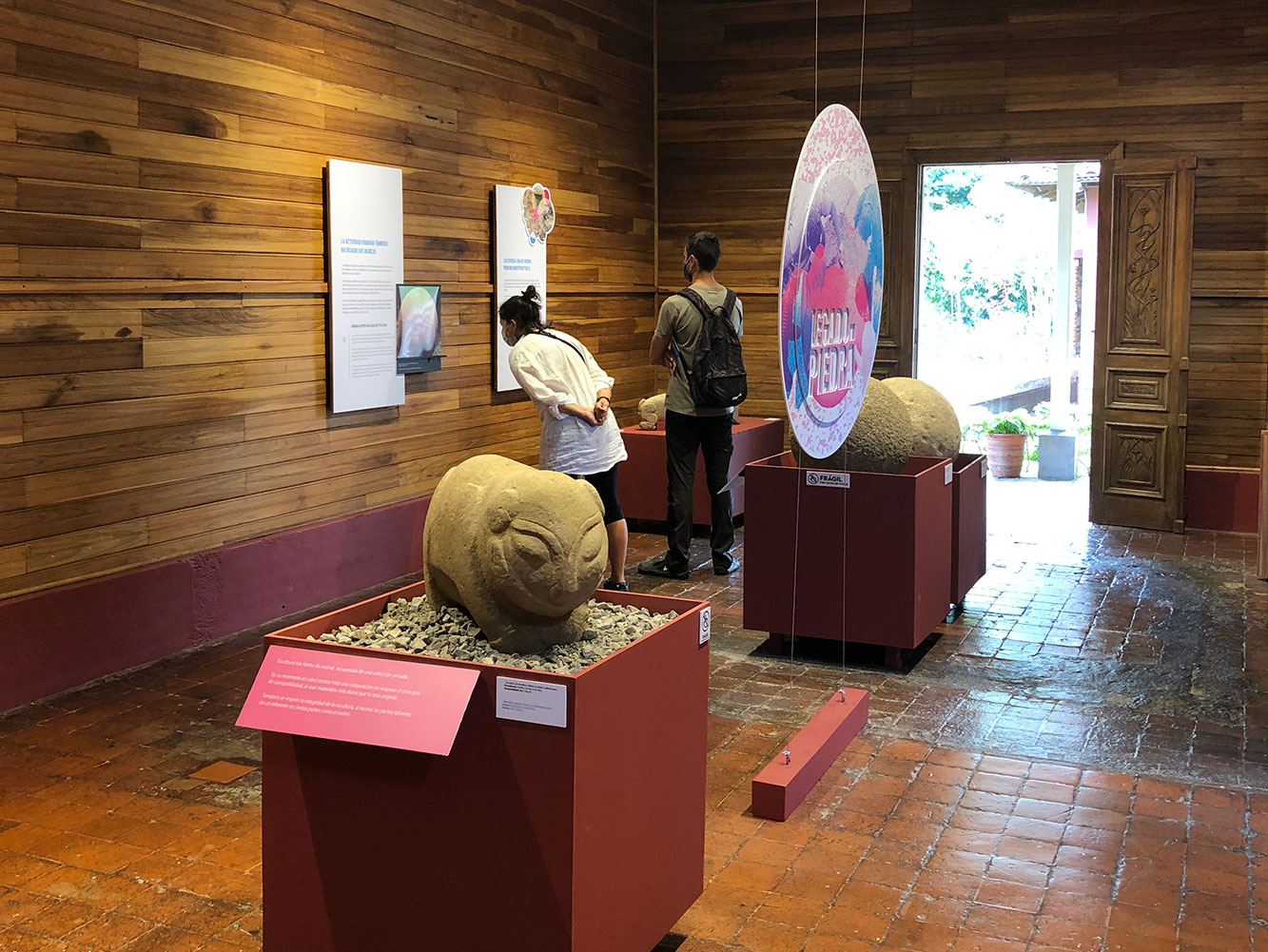 Exhibición Legado en Piedra. Casa de los Comandantes, Museo Nacional de Costa Rica.