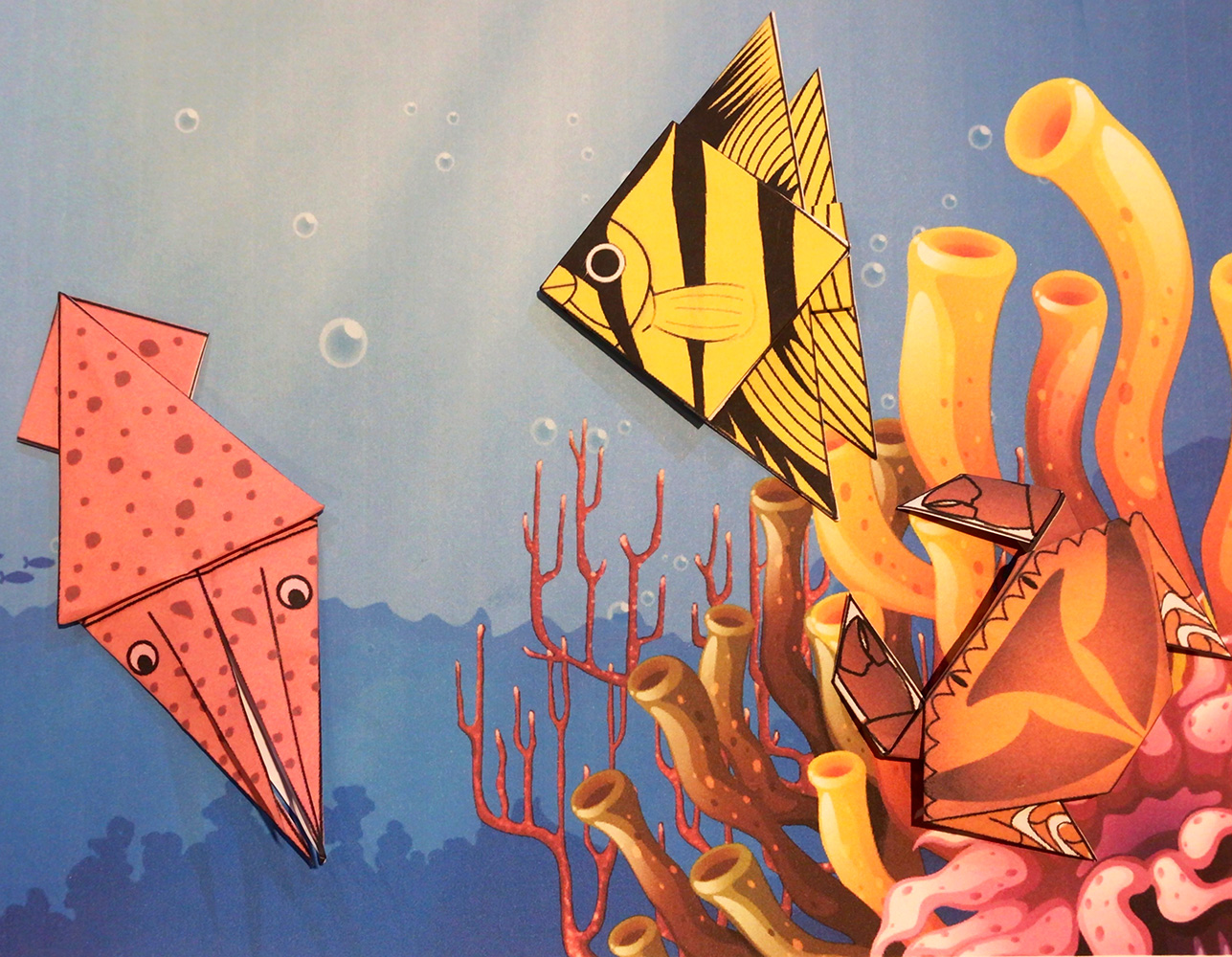Taller de Origami con figuras marinas